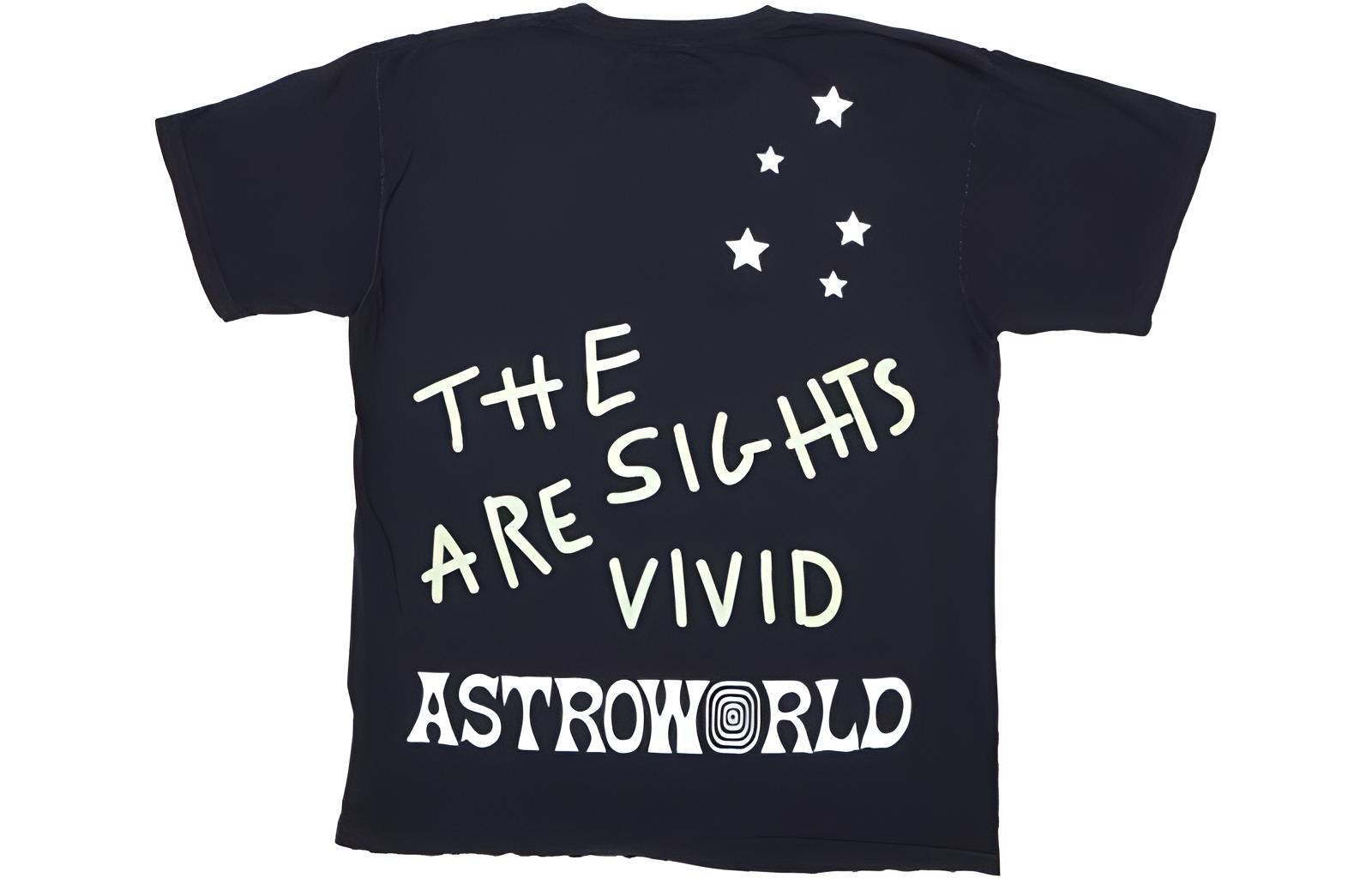 Футболка Travis Scott Cactus Jack Astro World (черный) — фото 2