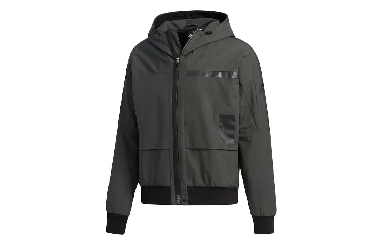 Adidas Jackets Men's Deep Earthy Brown Hooded Moderate Other