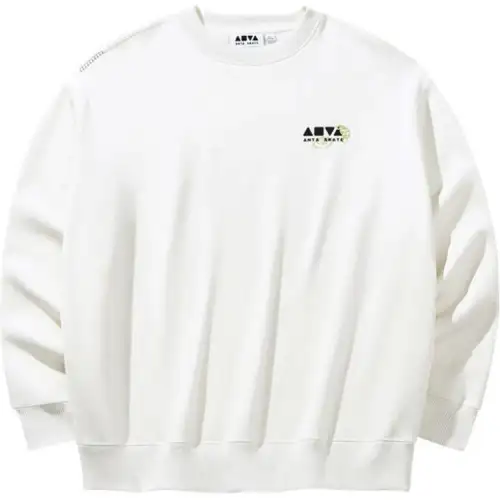 Anta Life Collection Sweatshirt Unisex Ivory White