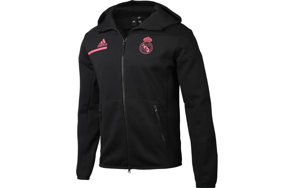 Adidas Jackets Men's Black Hooded Moderate Other