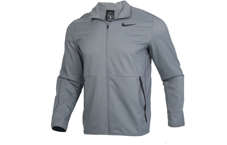 Мужская куртка Nike Dri-FIT (серая) — фото 1
