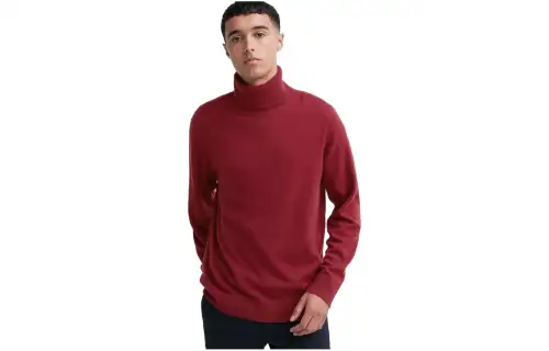 UNIQLO Sweaters Men's Dark Red Turtleneck Moderate Other