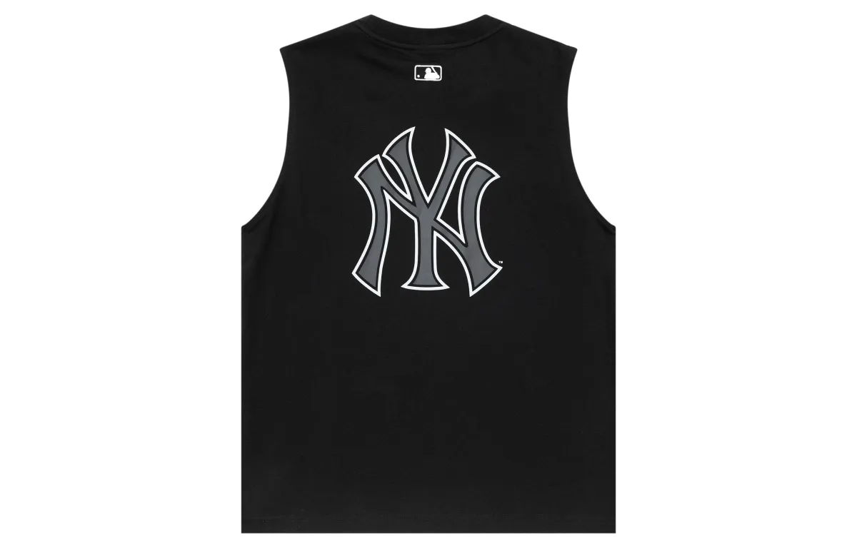 MLB New York Yankees Tank Tops Unisex Black Moderate Straight Fit