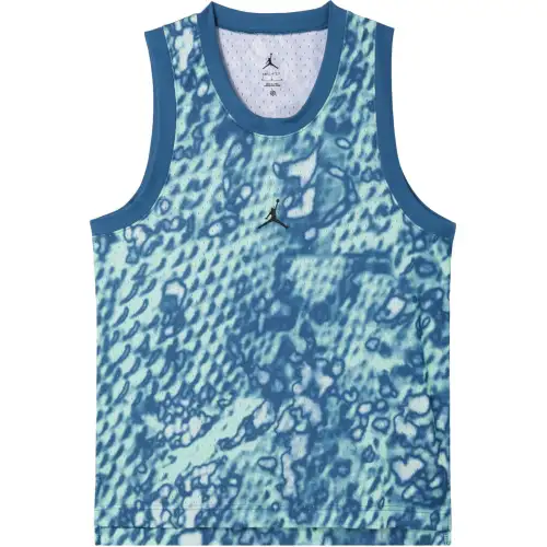 Jordan Tank Tops Men's Green Crew Neck Moderate Straight Fit