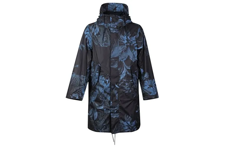 Nike Jackets Men's Blue Black Hooded Moderate Other
