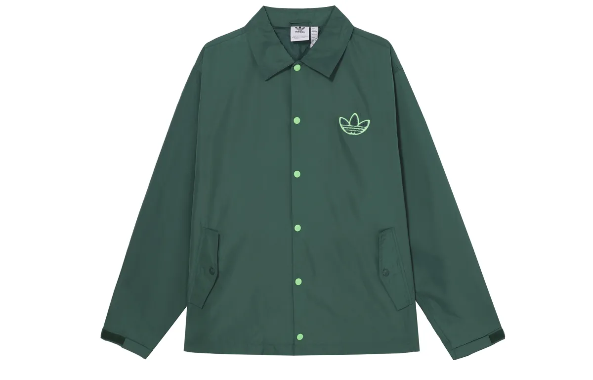 Adidas Originals BIG TREFOIL Jacket Fall Men's Forest Green