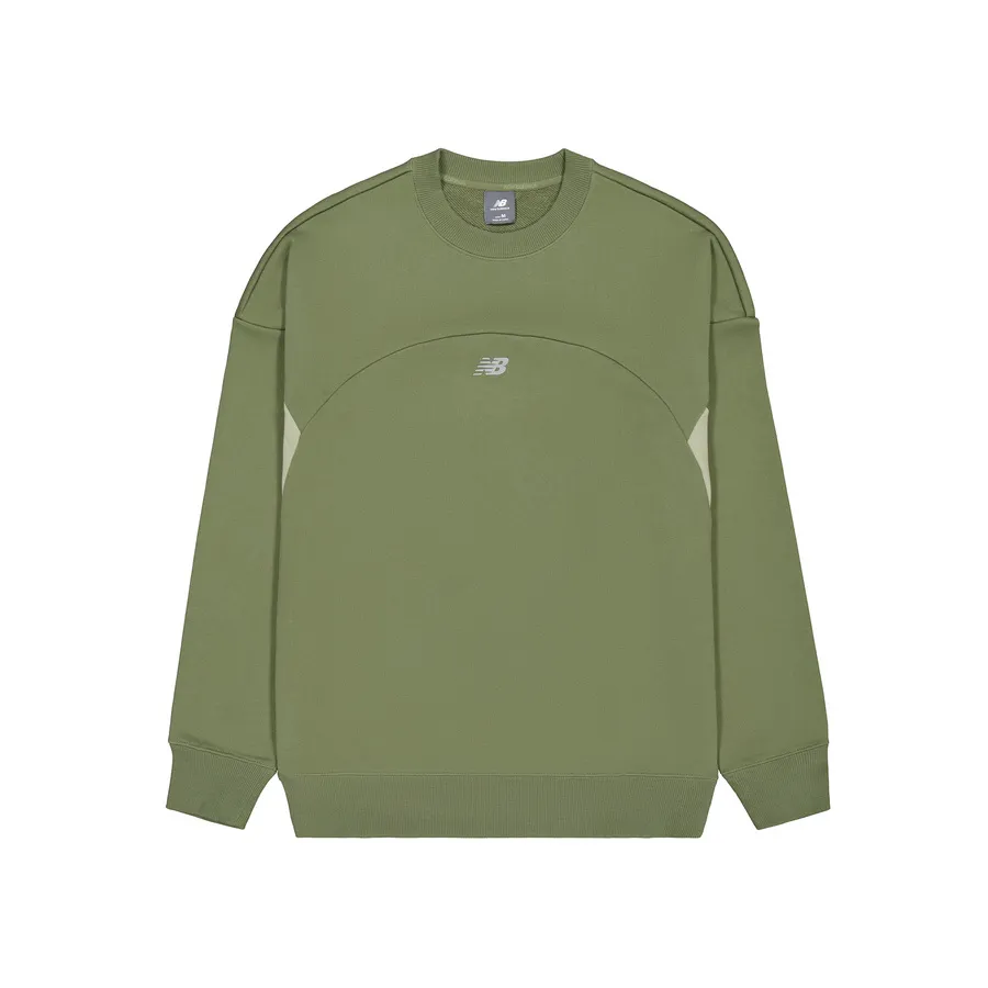 New Balance NB Hyper Sports Designed By Didu Sweatshirt Unisex Army Green