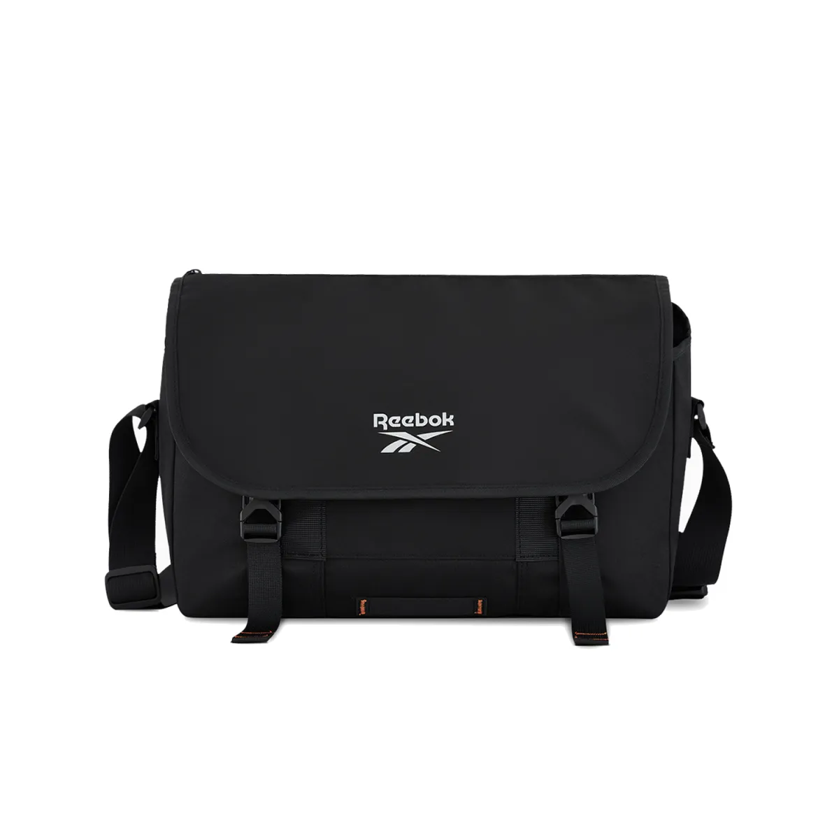 Reebok Fabric Messenger Bag Crossbody Bag Regular Unisex Black
