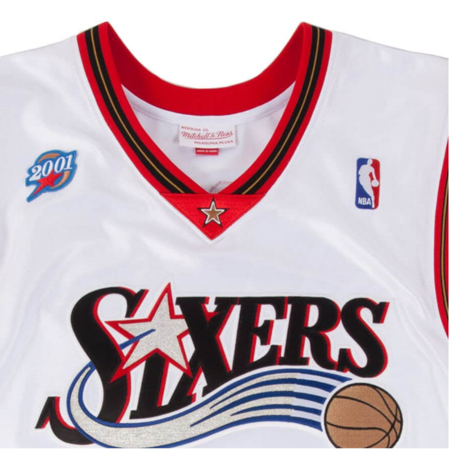 Mitchell Ness 76Ers 2001 Allen Iverson jersey