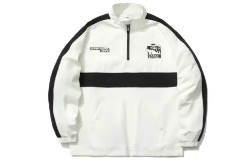 Li Ning Disney Jackets Unisex White Stand Collar Moderate Other