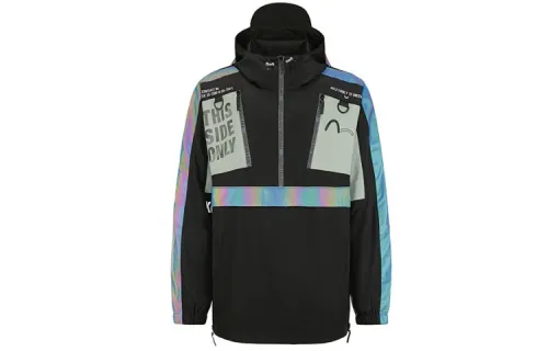EVISU SS20 Jacket Men's Black/Dark Grass Green