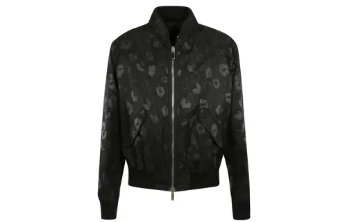 DIOR Quarterly New Products Jackets Men's Black Stand Collar Moderate Other