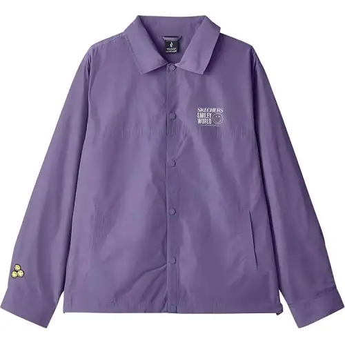 Skechers x SMLIEYWORLD Sports Life Collection Shirt Men's Grape Fruit Bowl Purple