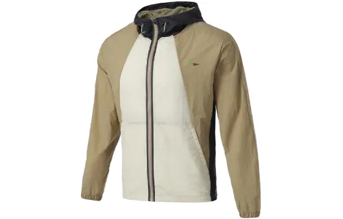 Li Ning Jackets Men's Pepper Mist White Hooded Moderate Other