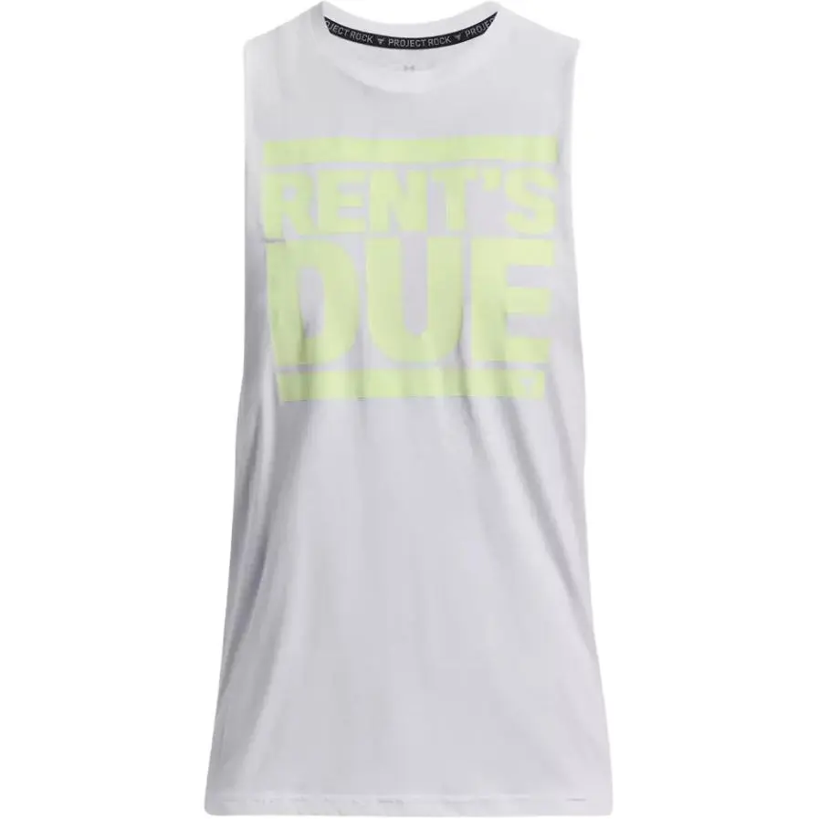 Under Armour Project Rock Tank Top Men's White