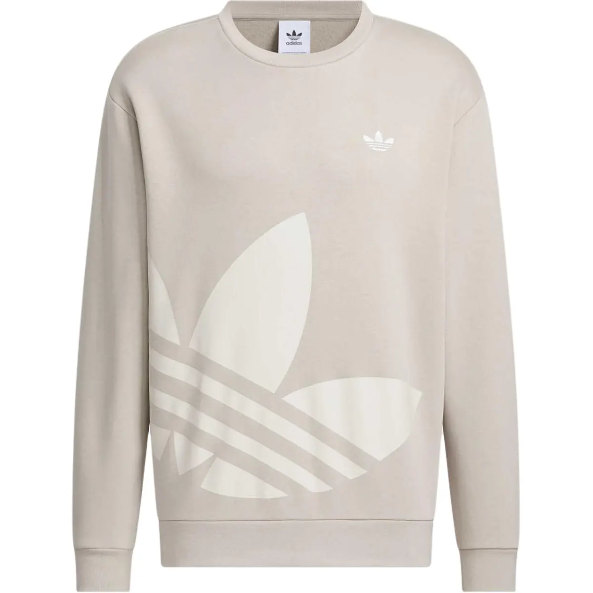 Adidas Originals Sweatshirt Unisex Preppy Silver Gray