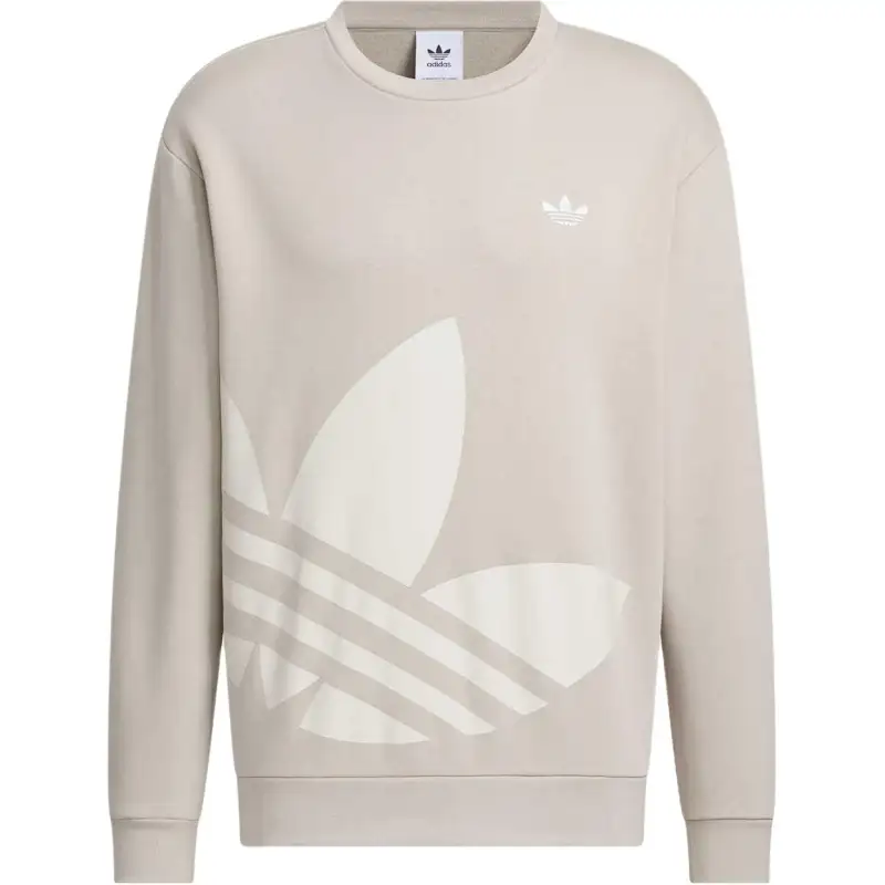 Adidas Originals Sweatshirt Unisex Preppy Silver Gray