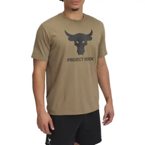 Under Armour ProjectRock Payoff Graphic T Shirt Men's Bayou/Black 251