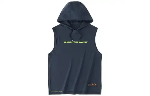 ANTA Basketball Collection Tank Tops Men's Crab Gray Hooded Moderate Straight Fit