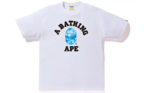 Bape Fire Camo College Tee