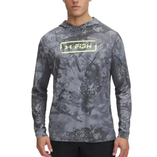 Under Armour Fish ProIso Chill Sweatshirt Men's Gray