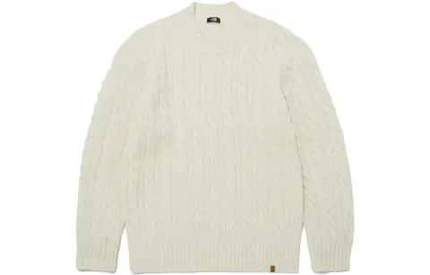 THE NORTH FACE Merino Wool Cable Sweater Unisex Ecru