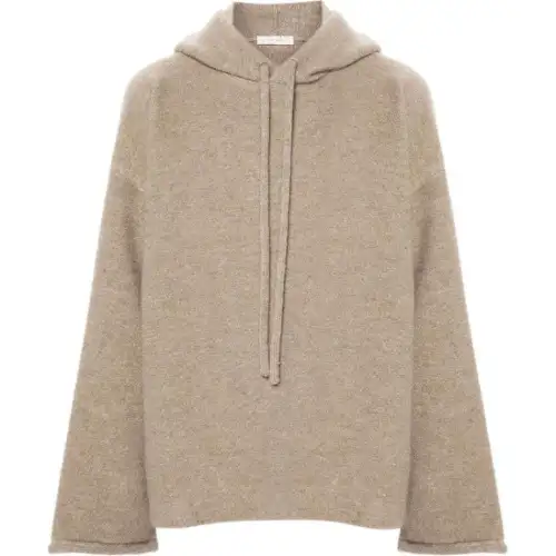 THE ROW Terry Drastring Knitted Hoodie
