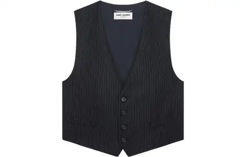 SAINT LAURENT SS23 Tank Top Men's Black