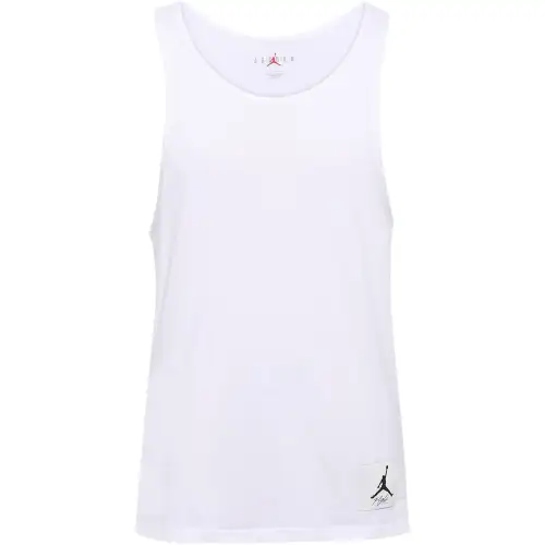 Jordan Tank Tops Men's White Crew Neck Moderate Straight Fit