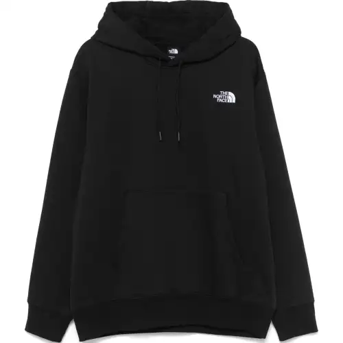 The North Face embroidered-logo hoodie