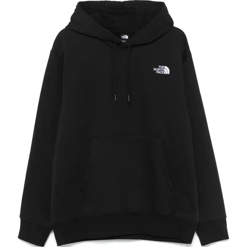The North Face embroidered-logo hoodie