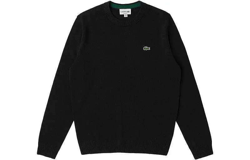LACOSTE Sweaters Men's Black Crew Neck Moderate Other