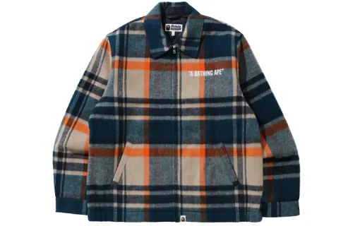 Bape Check Zip Blouson Jacket