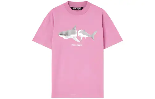 Palm Angels shark-print organic cotton T-shirt