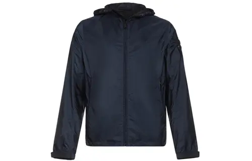 PRADA Jackets Men's Navy Hooded Moderate Other