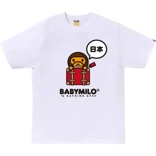 A BATHING APE Cartoon cute Japanese fashionable short sleeve T-shirt for men and women, print