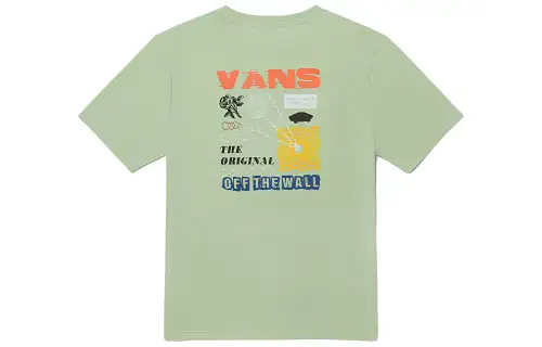 Vans T Shirt Unisex Light Green
