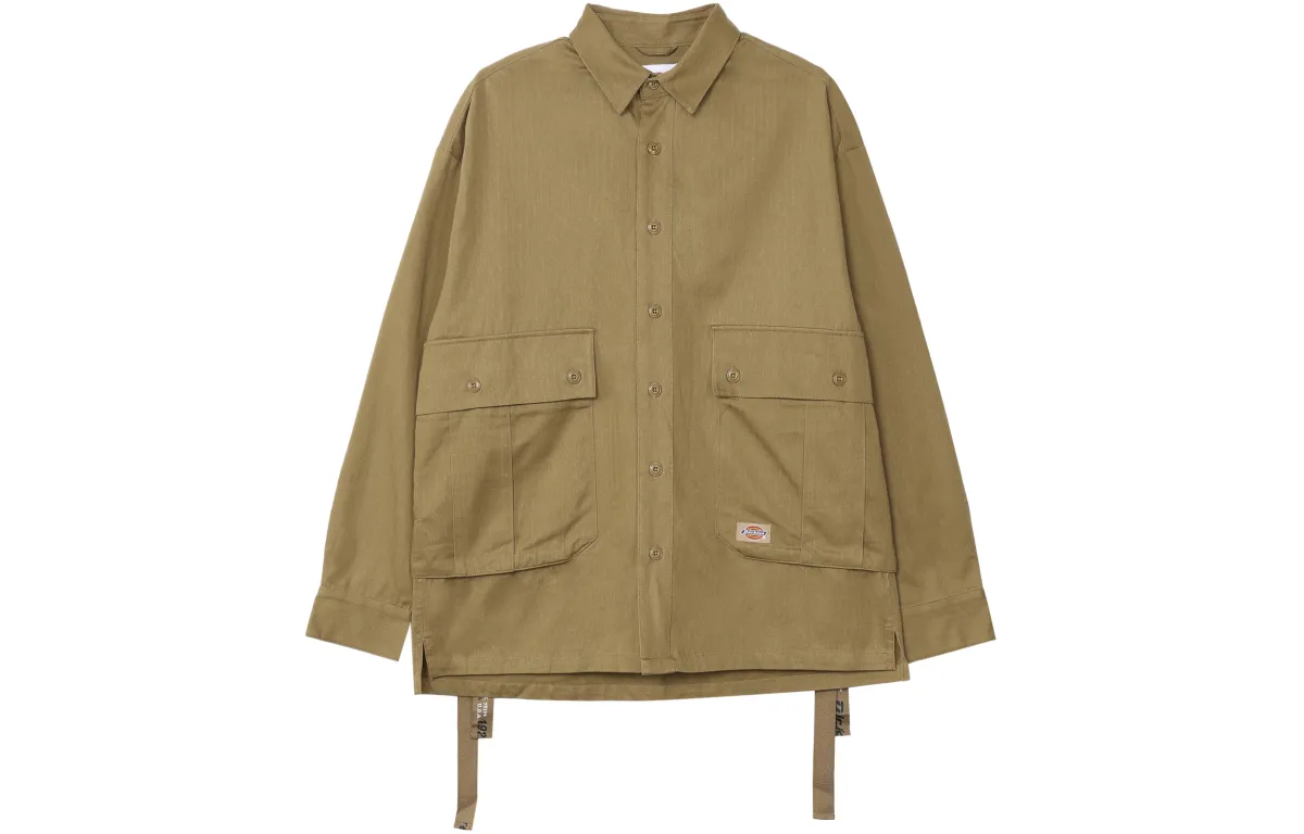 Dickies Jackets Men's Khaki Lapel Moderate