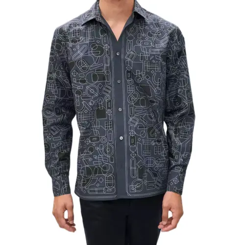 HERMES SS25 Shirt Unisex Ocean Blue