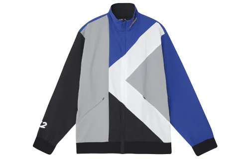 New Balance Jackets Men's Blue Stand Collar Moderate Other