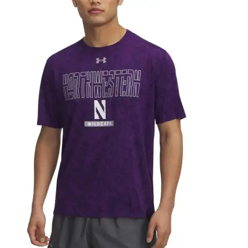 Under Armour TechCollegiate T Shirt Men's Purple