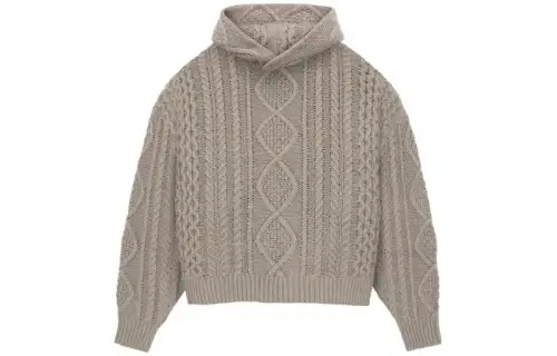 Fear Of God Essentials Cable Knit Hoodie