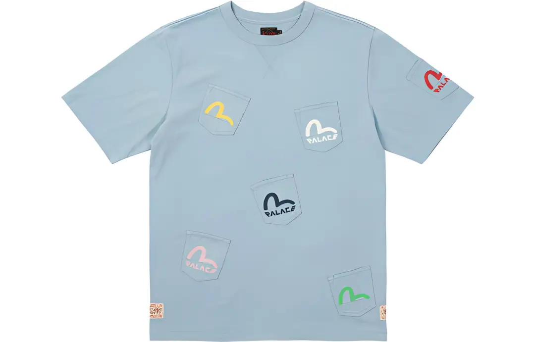 PALACE X Evisu Multi Pocket T Shirt