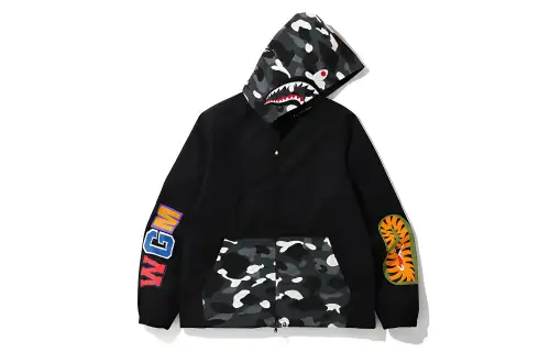 Bape City Camo Shark Hoodie Jacket