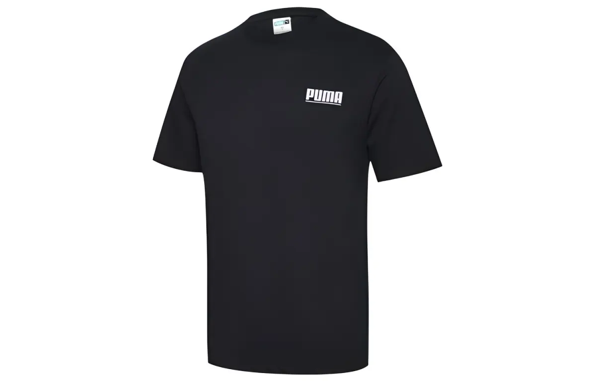 PUMA Set-in Sleeve T-Shirt Men's Black