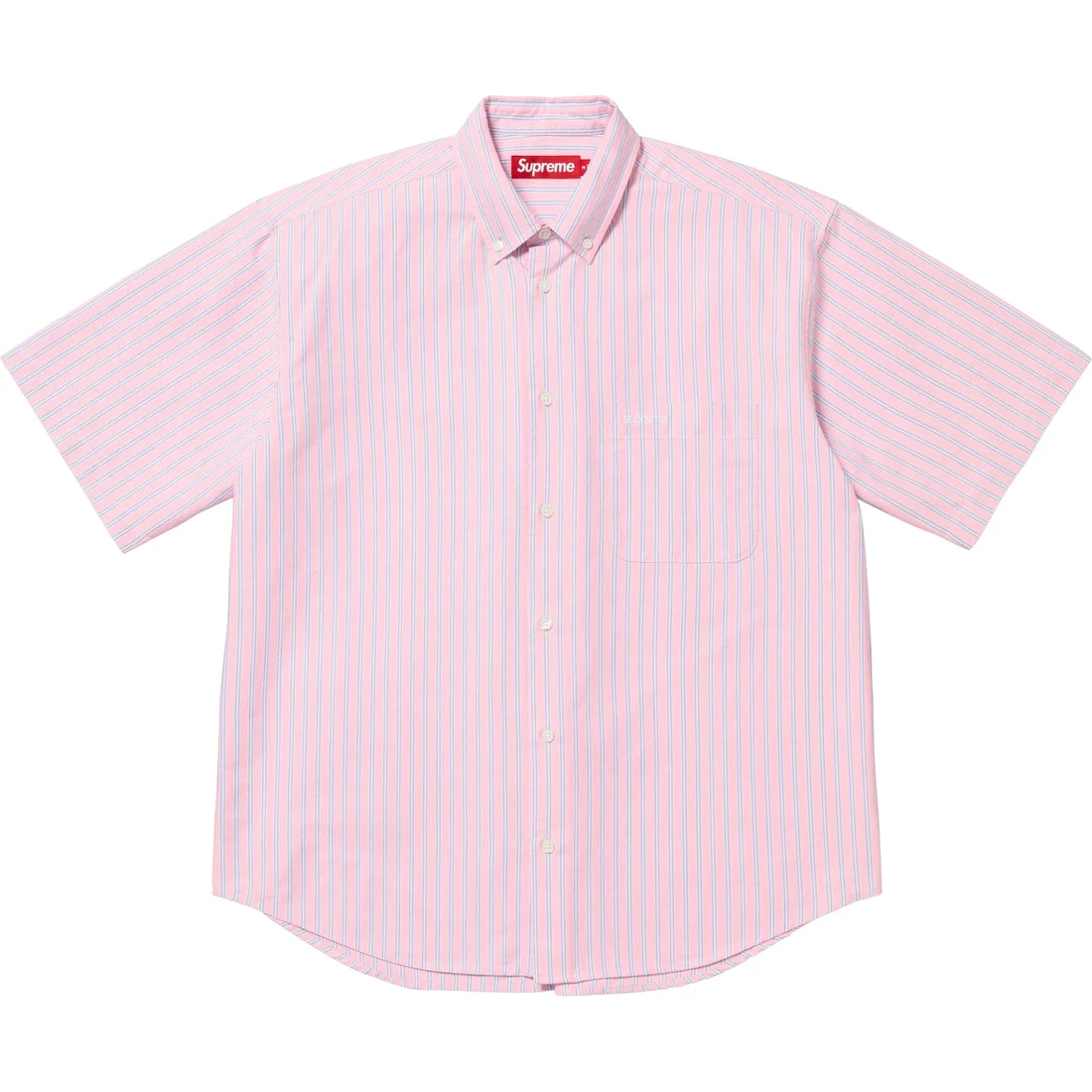Рубашка Supreme Striped Shirt (черно-белая)