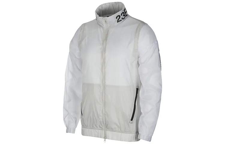Jordan Jackets Unisex White Stand Collar Thin Other