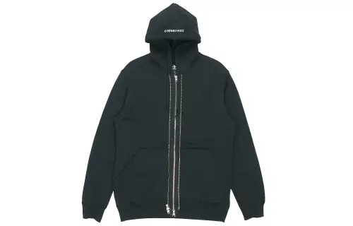 Converse Jackets Men's Black Hooded Moderate Other