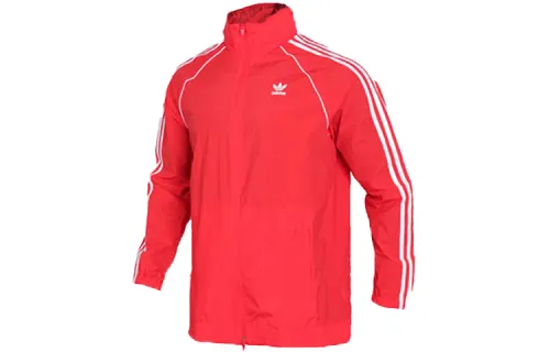 Adidas Originals Jackets Men's Red Hooded Moderate Other