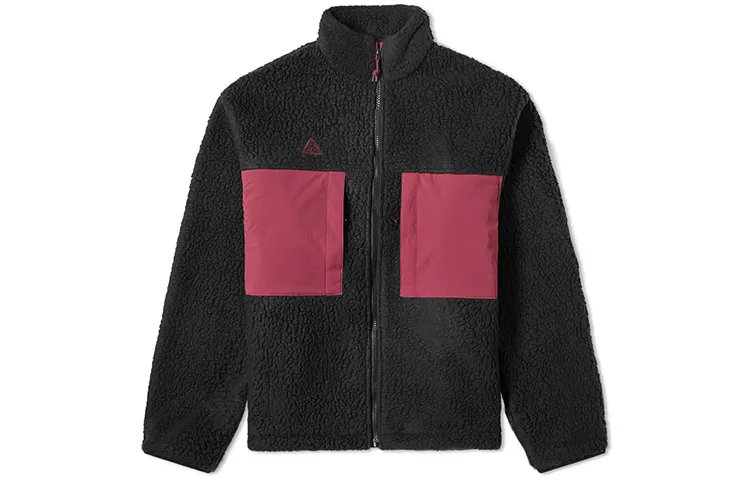 Nike Jackets Men's Black Stand Collar Moderate Other